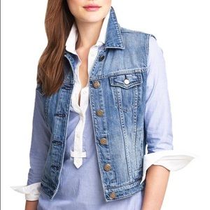‼️NWT‼️ J.Crew Denim Vest in Workwear Wash